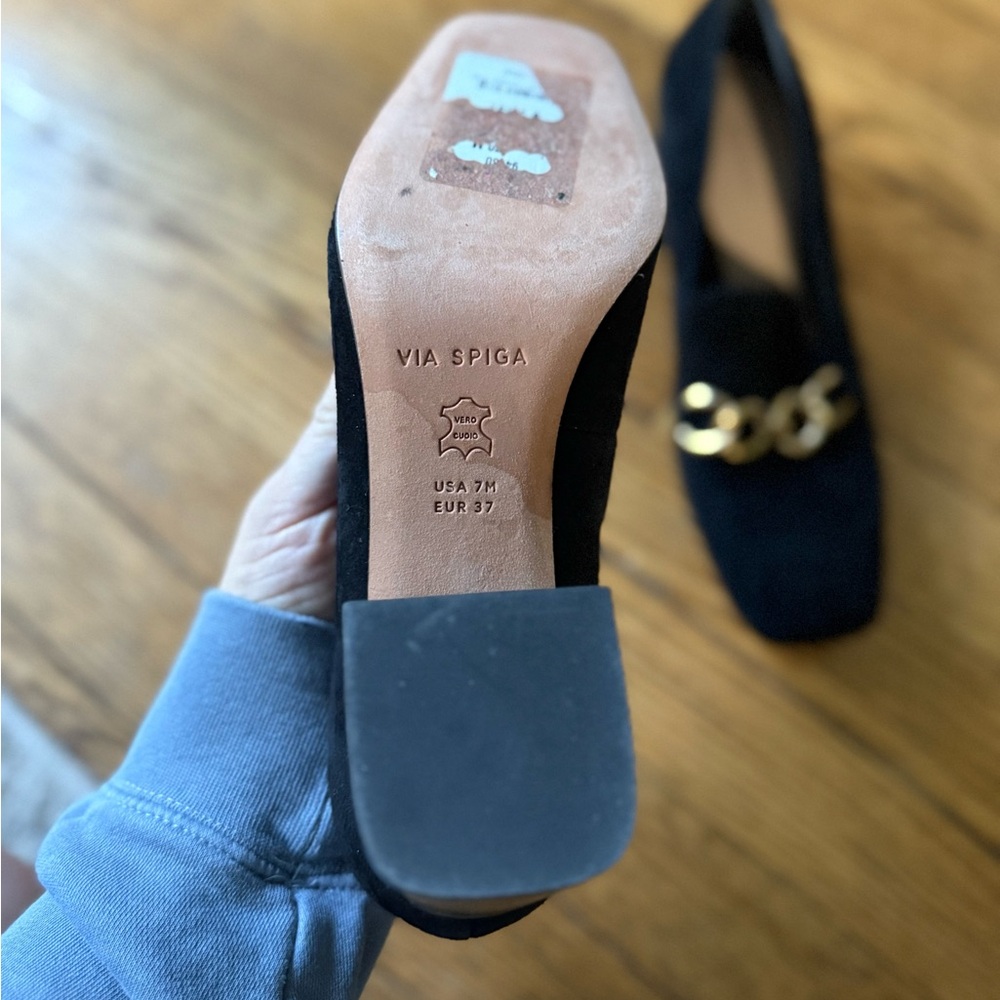 Via Spiga Suede Heels - Size 7 - Picture 4 of 5